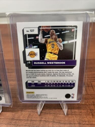 Cheap Sneaks Footwear/Sports Cards Basketball Card Russell Westbrook Lot 2022 Panini Select, 22 Select Numbers , 22 Donru