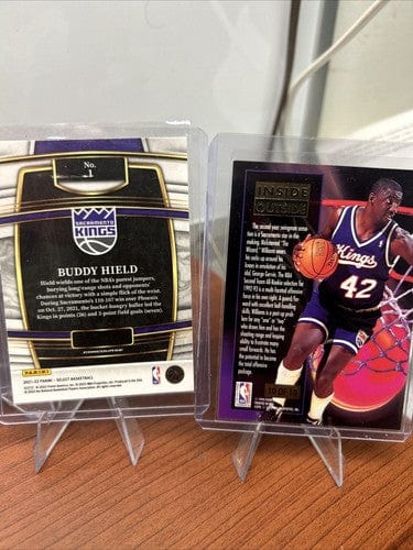 Cheap Sneaks Footwear/Sports Cards Basketball Card Sacromento Kings Lot (10) With Past And Current Players Richmond,Webb,