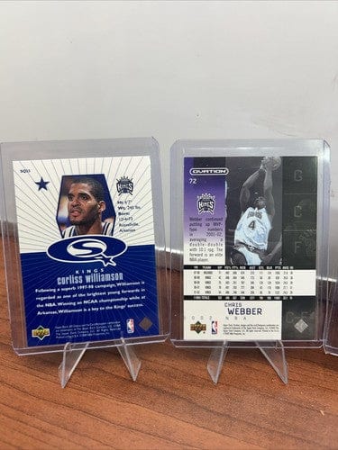 Cheap Sneaks Footwear/Sports Cards Basketball Card Sacromento Kings Lot (10) With Past And Current Players Richmond,Webb,