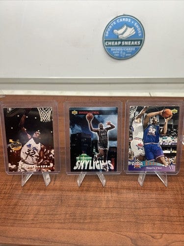 Cheap Sneaks Footwear/Sports Cards Basketball Card Shaquille O’Neal Lot 1993 Upper Deck/93 Upper Deck Skylights /94 Top