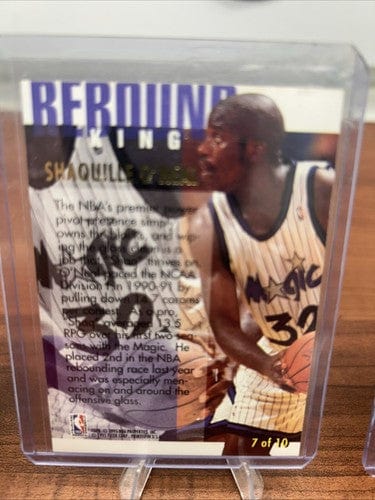 Cheap Sneaks Footwear/Sports Cards Basketball Card Shaquille O’Neal Lot 94/95 Fleer Ultra Rebound Kings/95 Upper Deck E