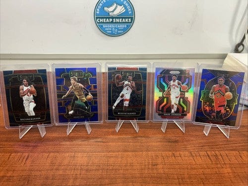 Cheap Sneaks Footwear/Sports Cards Basketball Card Toronto Raptor 5 Card NBA Lot Scottie Barnes RC 22 Panini Select, Grad