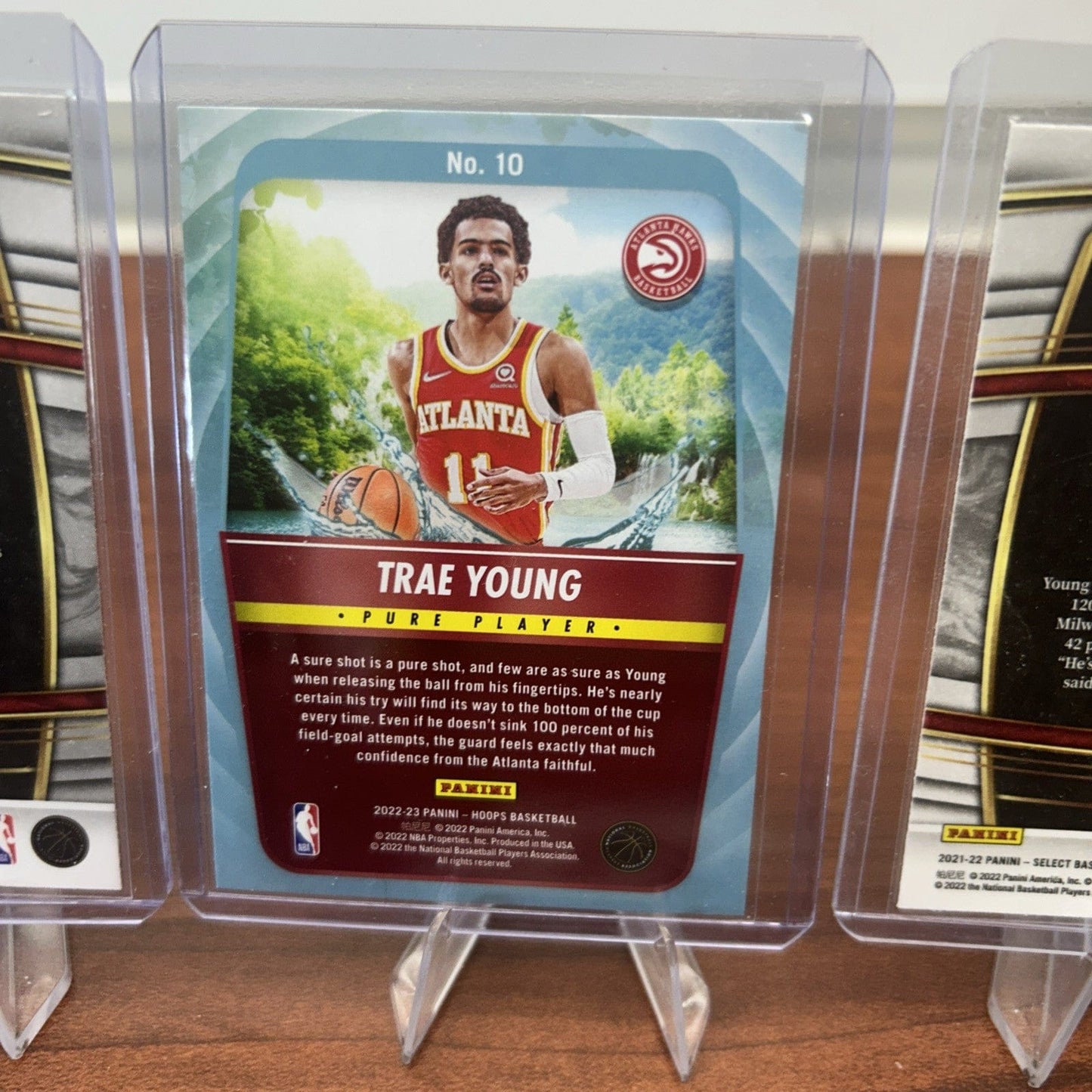 Cheap Sneaks Footwear/Sports Cards Basketball Card Trae Young 2021-22 Panini Select Basketball Blue #26 Hawks Lot+22 Sele