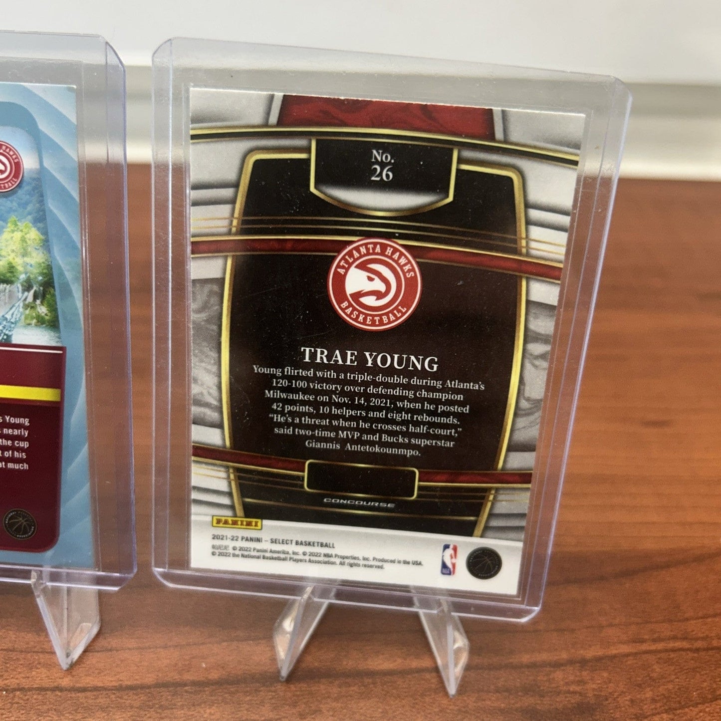 Cheap Sneaks Footwear/Sports Cards Basketball Card Trae Young 2021-22 Panini Select Basketball Blue #26 Hawks Lot+22 Sele