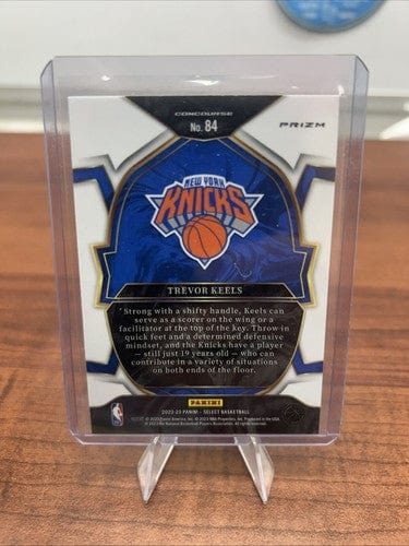 Cheap Sneaks Footwear/Sports Cards Basketball Card Trevor Keels (RC) 2022-23 Panini Select Concourse Blue Silver Prizm #