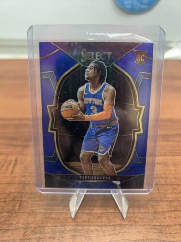 Cheap Sneaks Footwear/Sports Cards Basketball Card Trevor Keels (RC) 2022-23 Panini Select Concourse Blue Silver Prizm #