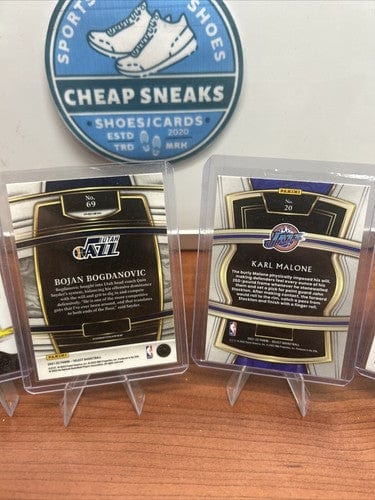 Cheap Sneaks Footwear/Sports Cards Basketball Card Utah Jazz Lot Basketball (5) Karl Malone, Mitchell,Gobert,Agbaji,Bogda