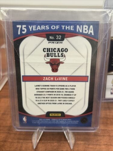 Cheap Sneaks Footwear/Sports Cards Basketball Card Zach LaVine 2023-24 Panini Select Mezzanine Purple Flash #385 /175 Pri