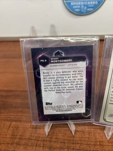 Cheap Sneaks Footwear/Sports Cards Benny Montgomery 2022 Bowman Platinum Precious Elements+ Prospect Card