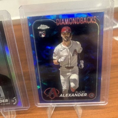 Cheap Sneaks Footwear/Sports Cards Blaze Alexander 2023 Bowman Sapphire RC #USC197,RC Debut Negative + Sa