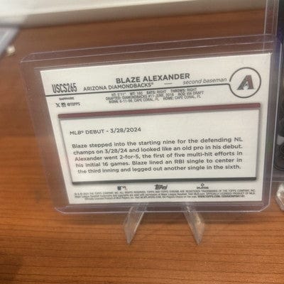 Cheap Sneaks Footwear/Sports Cards Blaze Alexander 2023 Bowman Sapphire RC #USC197,RC Debut Negative + Sa