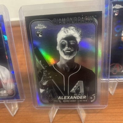 Cheap Sneaks Footwear/Sports Cards Blaze Alexander 2023 Bowman Sapphire RC #USC197,RC Debut Negative + Sa