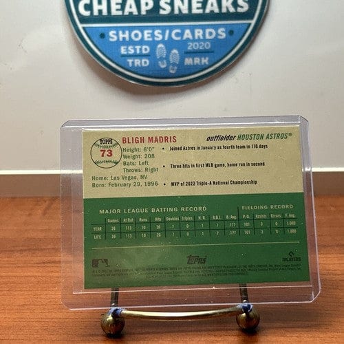Cheap Sneaks Footwear/Sports Cards Bligh Madris RC 2023 Topps Chrome Platinum Anniversary Houston Astros