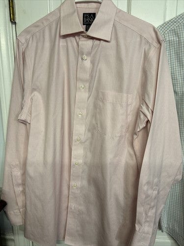 Cheap Sneaks Footwear/Sports Cards Button Down Long Sleeve Shirt Lot(2) Jos. A Bank + Brooks Brothers 15.