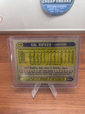 Cheap Sneaks Footwear/Sports Cards Cal Ripken 1987 Topps #784 Baltimore Orioles