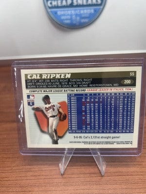 Cheap Sneaks Footwear/Sports Cards Cal Ripken 1996 Topps #200 Baltimore Orioles