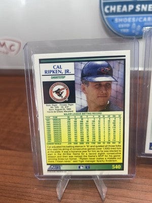 Cheap Sneaks Footwear/Sports Cards Cal Ripken, Jr. 1992 Score #540 Baltimore Orioles