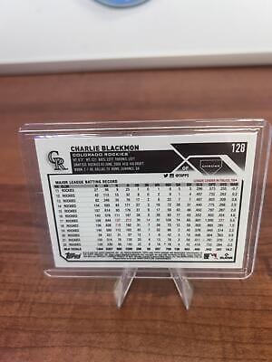 Cheap Sneaks Footwear/Sports Cards Charlie Blackmon 2023 Topps Chrome Blue Sonar Refractor /150 #128 Roc