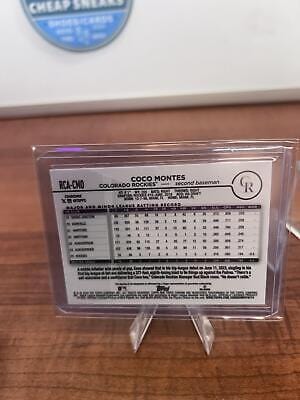 Cheap Sneaks Footwear/Sports Cards Coco Montes 2024 Topps Chrome Logofractor Refractor Chrome Auto #RCA-C