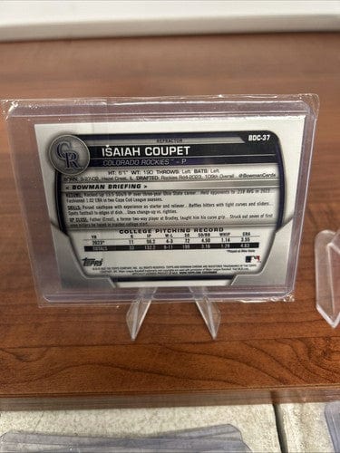 Cheap Sneaks Footwear/Sports Cards Colorado Rockies 2023 Bowman Chrome Lunar Glow/Bowman Draft Refractor