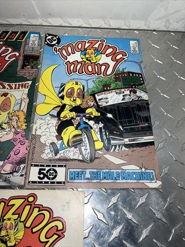 Cheap Sneaks Footwear/Sports Cards Comic books Special Mazing Man &Mazing Man 3 Issue Lot 1,4,5 (1986-87)