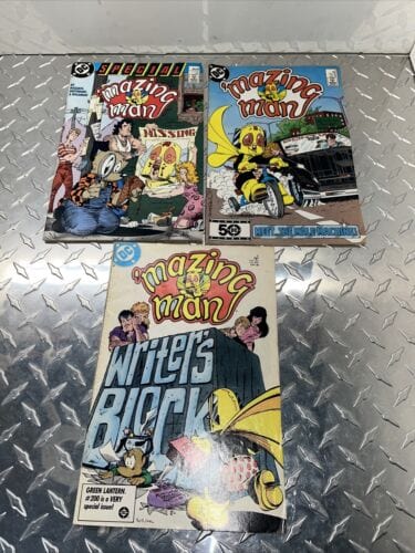 Cheap Sneaks Footwear/Sports Cards Comic books Special Mazing Man &Mazing Man 3 Issue Lot 1,4,5 (1986-87)