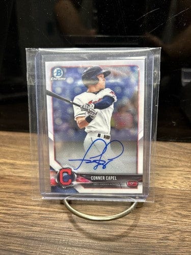 Cheap Sneaks Footwear/Sports Cards CONNER CAPEL 2018 BOWMAN CHROME ON CARD AUTO PROSPECT