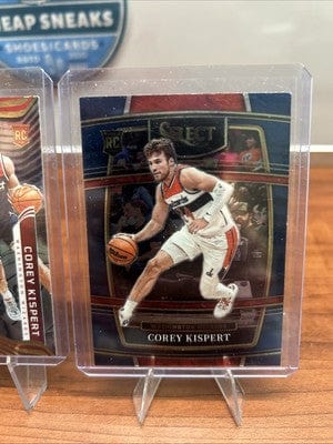 Cheap Sneaks Footwear/Sports Cards Corey Kispert 3 Card Lot (RC)2021-22 Select Blue #81 Washington Wizard