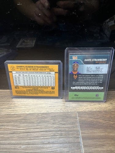 Cheap Sneaks Footwear/Sports Cards Darryl Strawberry 2 Card Lot 89 Donruss#147 2022 Stadium Club #164
