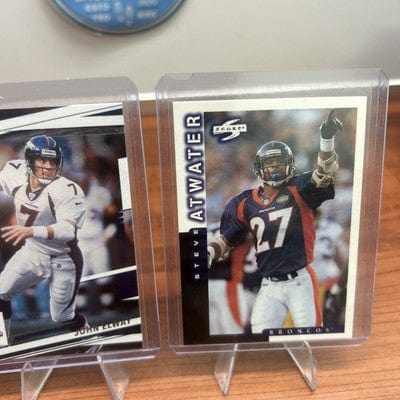 Cheap Sneaks Footwear/Sports Cards Denver Broncos Lot of 5 Bill Romanowski 23 Prestige,J Elway, Atwater,J