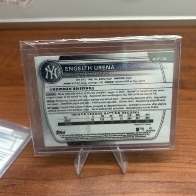 Cheap Sneaks Footwear/Sports Cards Engelth Urena 2025 Bowman Chrome Prospects 1st Bowman #BCP-16 New York