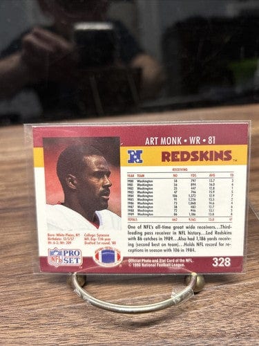 Cheap Sneaks Footwear/Sports Cards Football Card 1990 Pro Set 328 Art Monk