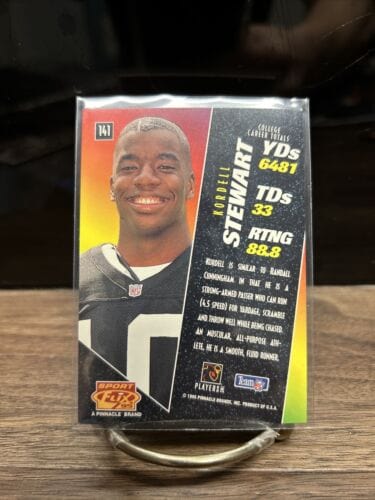 Cheap Sneaks Footwear/Sports Cards Football Card 1995 PINNACLE SPORT FLIX FOOTBALL #141 KORDELL STEWART RC STEELERS NM/