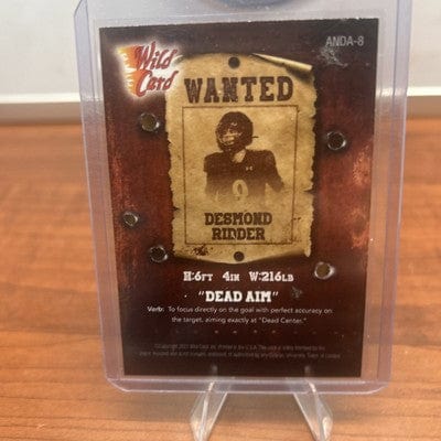 Cheap Sneaks Footwear/Sports Cards Football Card 2021 Wild Card Desmond Ridder Dead Aim Blaster Gold ORANGE PRC #ANDA-8