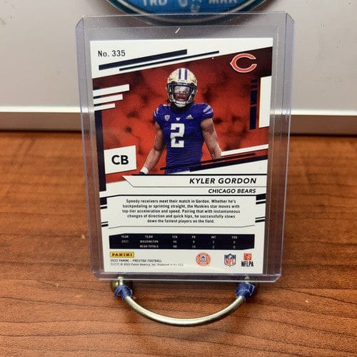Cheap Sneaks Footwear/Sports Cards Football Card 2022 Panini Prestige Xtra Points Astral RC #335 Kyler Gordon Chicago B