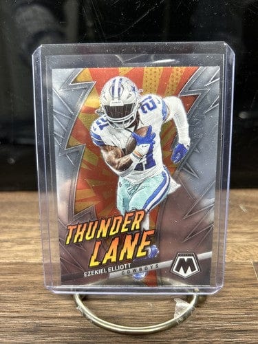 Cheap Sneaks Footwear/Sports Cards Football Card 2023 Mosaic Football - Thunder Lane - Ezekiel Elliott #TL-EZE - Dallas