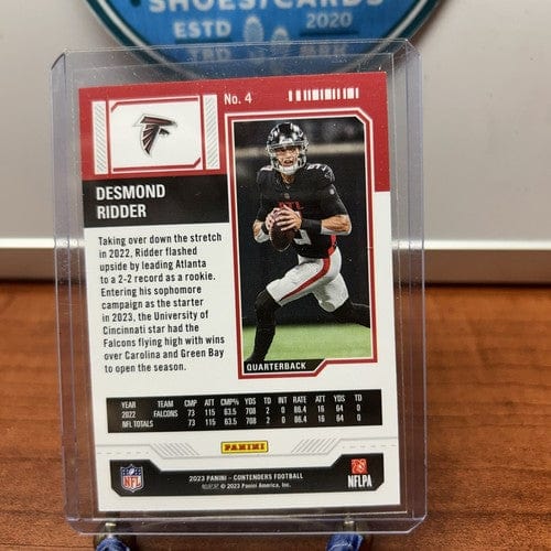 Cheap Sneaks Footwear/Sports Cards Football Card 2023 Panini Contenders DESMOND RIDDER Season Ticket Green Foil Paralle