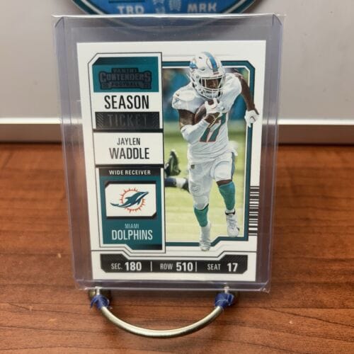 Cheap Sneaks Footwear/Sports Cards Football Card 2023 Panini Contenders Game Season Ticket #63 Jaylen Waddle - Miami D