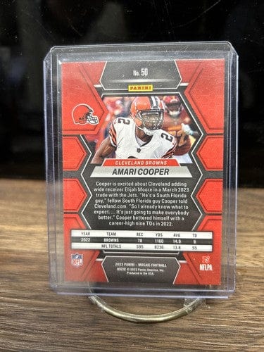 Cheap Sneaks Footwear/Sports Cards Football Card 2023 Panini Mosaic #50 Amari Cooper Cleveland Browns