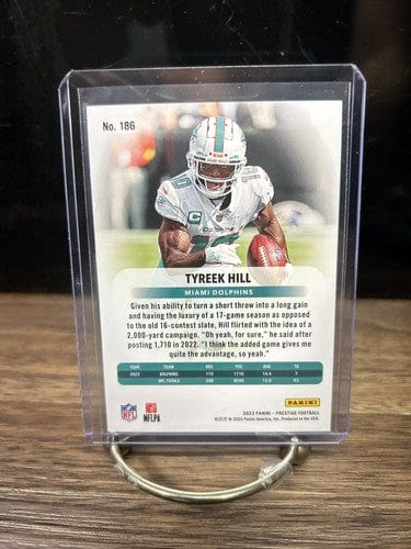 Cheap Sneaks Footwear/Sports Cards Football Card 2023 Panini Prestige Tyreek Hill #186 FOOTBALL Miami Dolphins