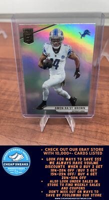 Cheap Sneaks Footwear/Sports Cards Football Card Amon-Ra St. Brown 2024 Donruss Elite #87 Detroit Lions