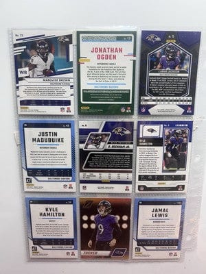 Cheap Sneaks Footwear/Sports Cards Football Card Baltimore Ravens Football Lot (9) Lamar Jackson 2024 Mosaic, 2024 Donr