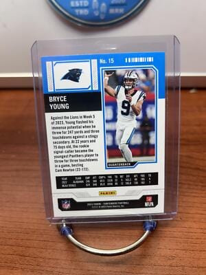 Cheap Sneaks Footwear/Sports Cards Football Card Bryce Young 2023 Panini Contenders #15 Carolina Panthers