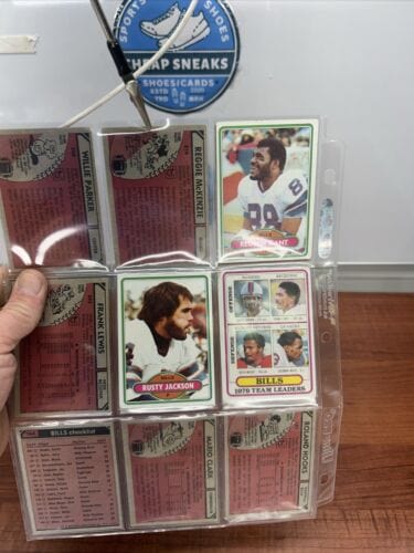 Cheap Sneaks Footwear/Sports Cards Football Card Buffalo Bills 12 Card NFL Lot 1980 Topps Football EX