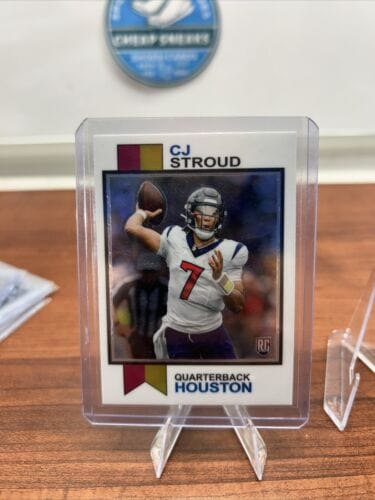 Cheap Sneaks Footwear/Sports Cards Football Card CJ STROUD RC 2023 Topps Composite Football 1973 Throwback Texans + 3 B