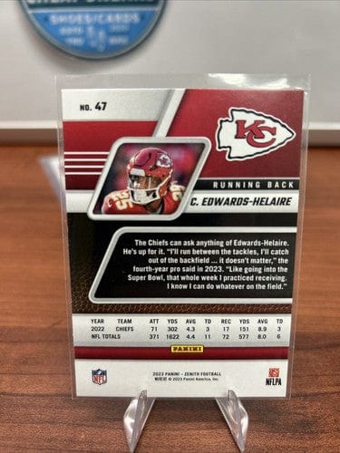 Cheap Sneaks Footwear/Sports Cards Football Card Clyde Edwards-Helaire 2023 Panini Zenith Football #47 Kansas City Chie