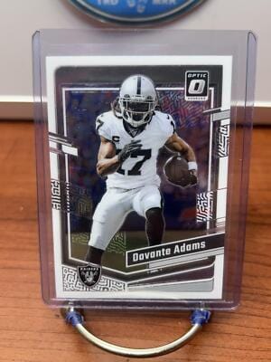 Cheap Sneaks Footwear/Sports Cards Football Card Davante Adams 2023 Donruss Optic #96 Las Vegas Raiders