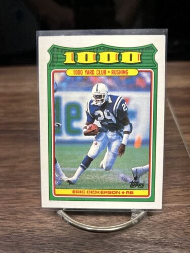 Cheap Sneaks Footwear/Sports Cards Football Card ERIC DICKERSON 1988 TOPPS 1000 YARD CLUB FOOTBALL CARD # 2 G7119