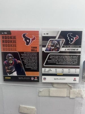 Cheap Sneaks Footwear/Sports Cards Football Card Houston Texans Football Lot (11) CJ Stroud ,Tank Dell 2024 Donruss El