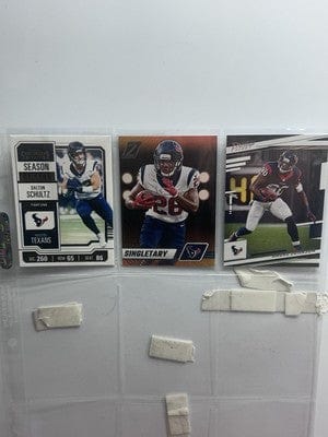Cheap Sneaks Footwear/Sports Cards Football Card Houston Texans Football Lot (13) CJ Stroud ,Tank Dell 2024 Donruss El